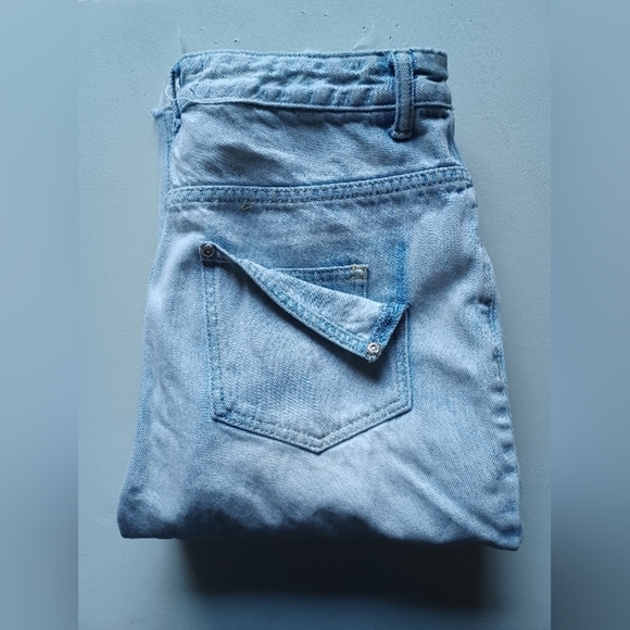 🍒 English Factory Destroyed Mom Jeans - Picture 3 of 12